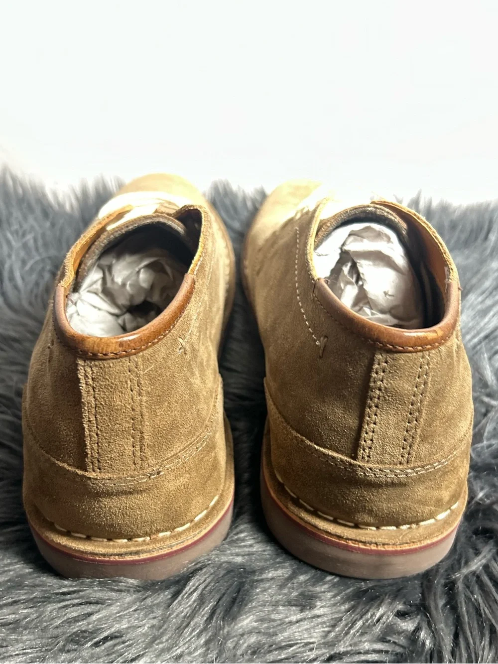 Kenneth Cole Unlisted Chukka Boot Brown Suede Lace-Up Shoe Size 10.5